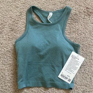 Lululemon ebb to street crop tank racerb